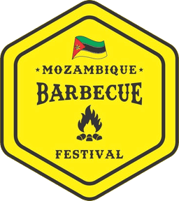 Mozambique Barbecue Festival official badge.