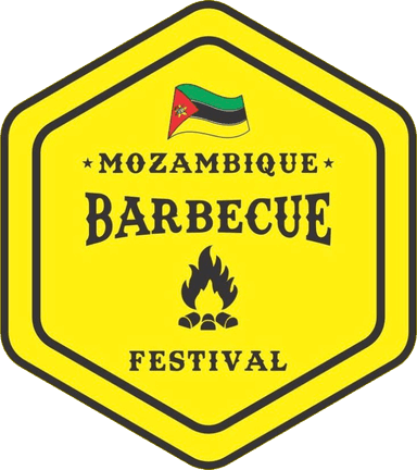Mozambique Barbecue Festival official badge.