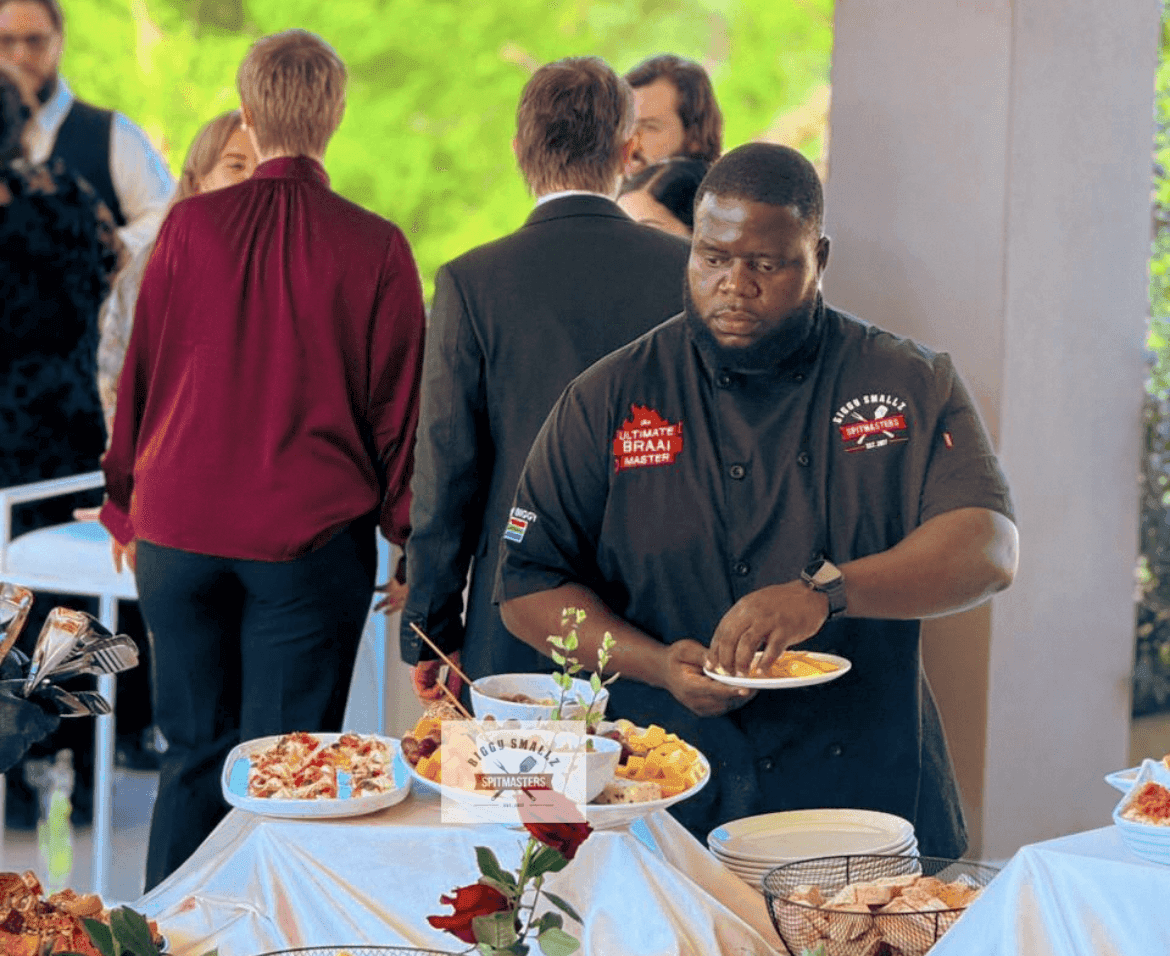 Biggy plating at the harvest buffet.